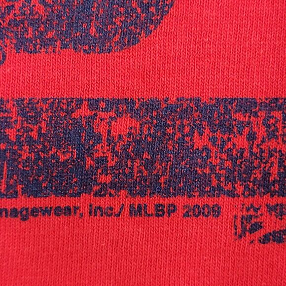 LA Angels Shirt S/M 20x27 Spellout Red - Picture 2 of 13